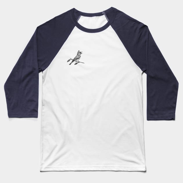 Leaden Flycatcher Bird Baseball T-Shirt by wingzha